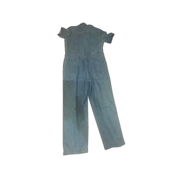 Old Navy Denim Short Sleeve Jumpsuit - Medium - Picture 2 of 7